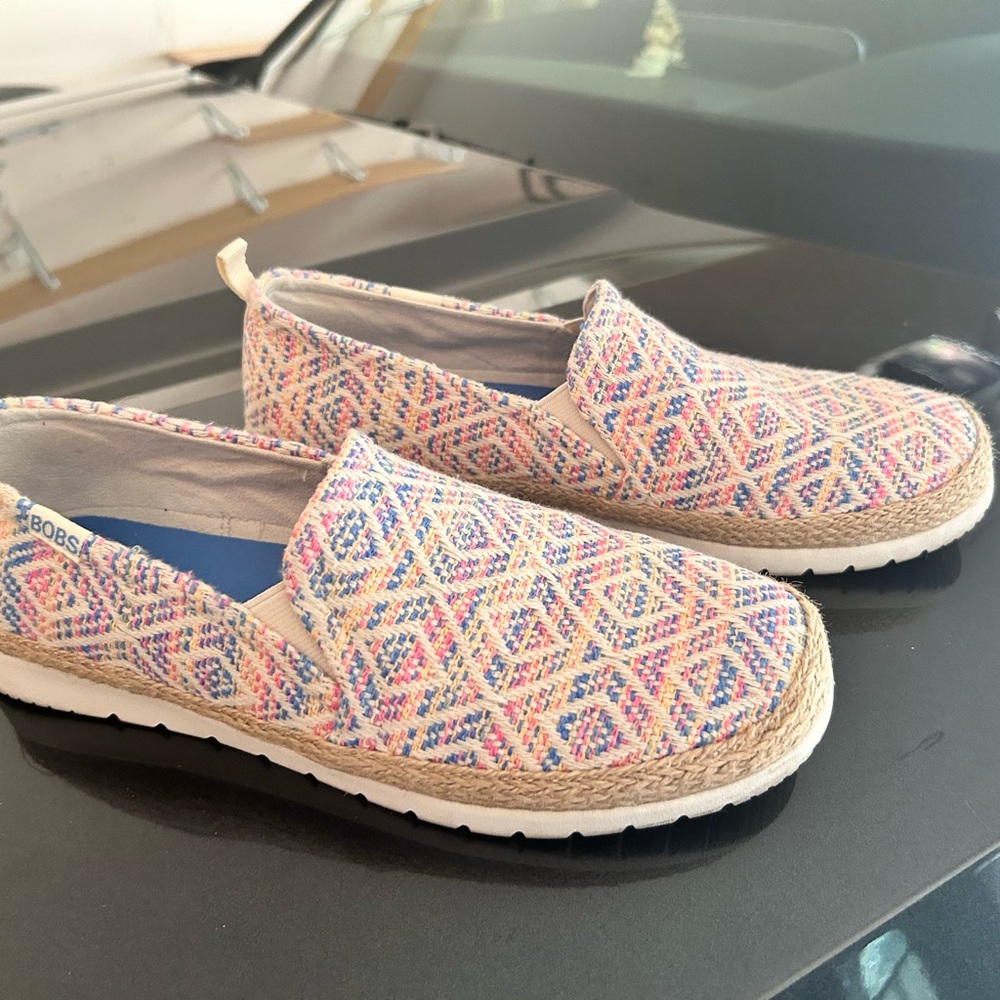 Skechers Women's Colorful Espadrille Slip-Ons